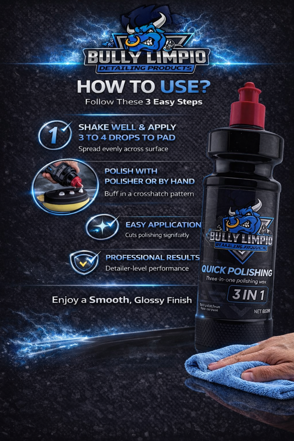 Bully 3 in 1 Quick Polish