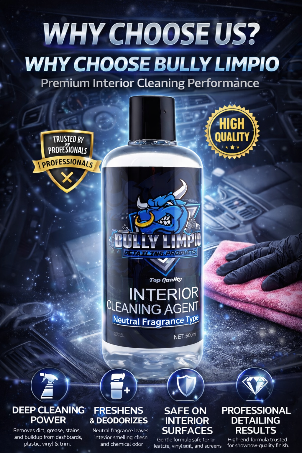 Bully Interior Cleaning Agent