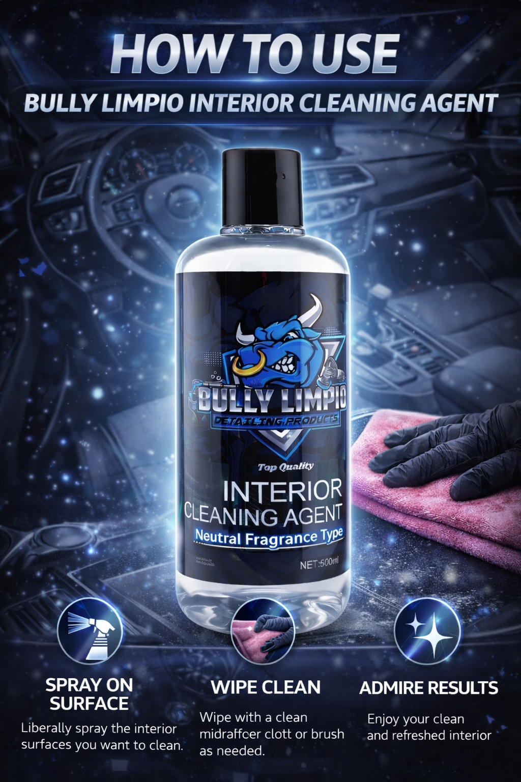 Bully Interior Cleaning Agent
