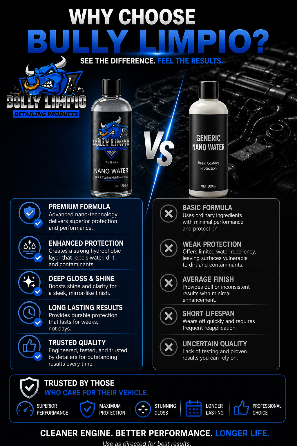 Bully Nano Water (Spray Wax)