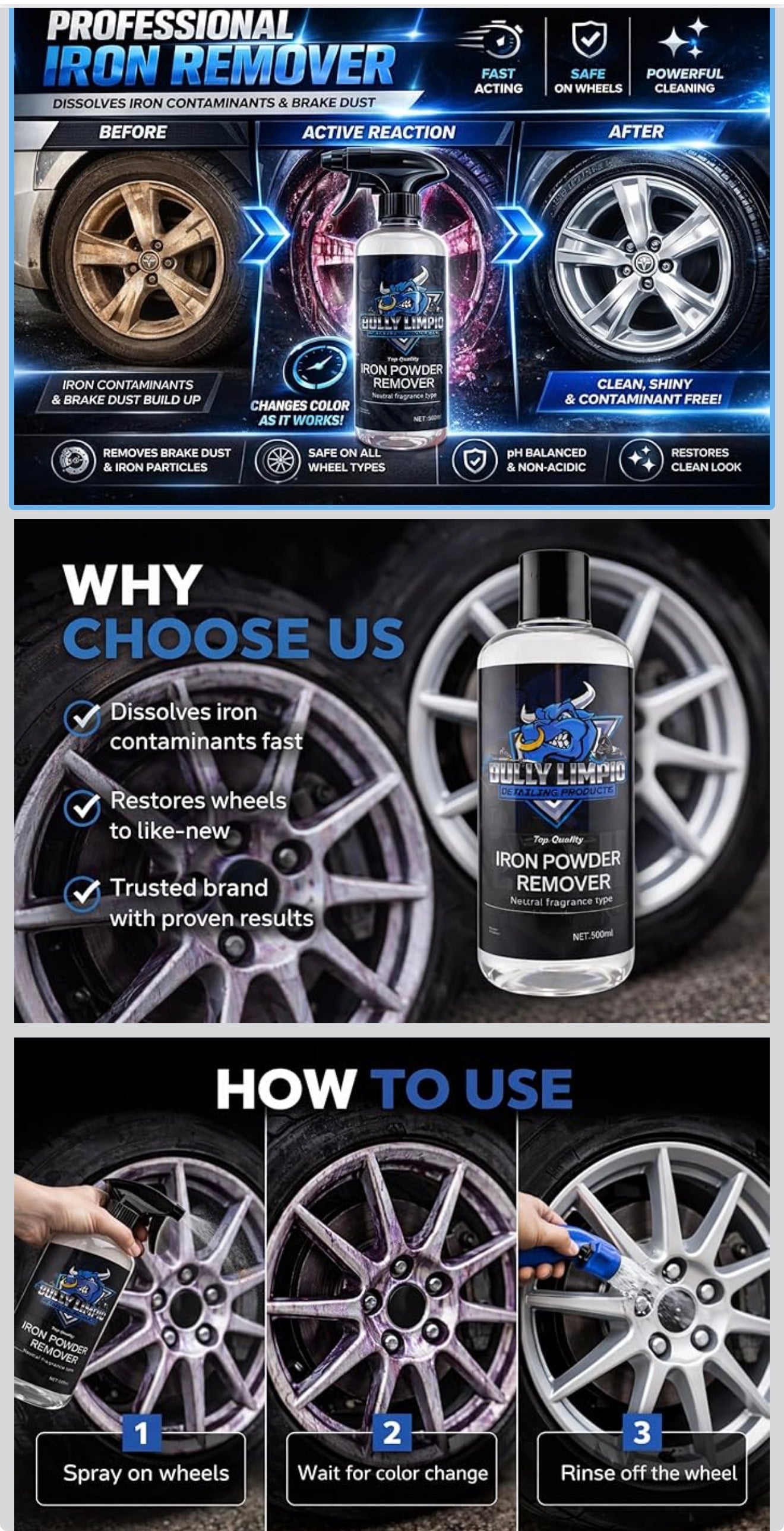 Bully Iron Powder Remover